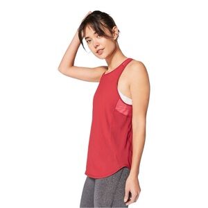 Lululemon Sculpt Tank II Mesh Back Running Tank Top Persian Red Size 4 US‎